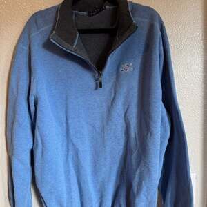 Legends Highland Quarter Zip Blue Pullover XL